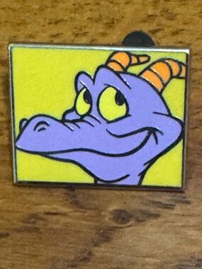 5/$25 Disney Figment Close-Up Closed Mouth Pin
